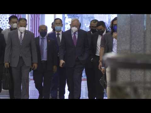Malaysia ex-PM Najib arrives at court for corruption conviction appeal