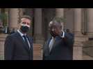 French President meets South African counterpart in Pretoria