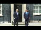 UK's Boris Johnson meets with Hungarian counterpart Viktor Orban in Downing Street