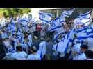Far-right Israelis gather for the March of the Flags in Jerusalem