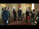 Vladimir Putin meets with Swiss President after US summit