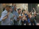Euro 2020: Supporters in Paris celebrate France's lead against Germany