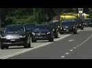 US President Joe Biden's convoy heads to villa for summit with Putin