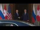 US President Joe Biden arrives at Geneva lakeside villa for summit