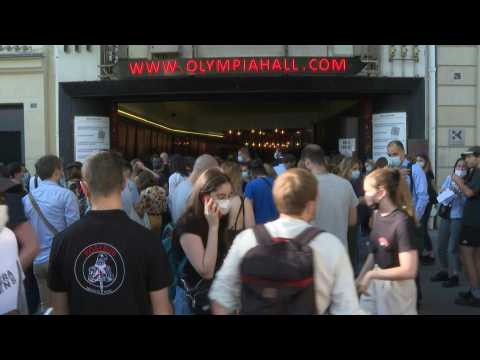 Olympia concert hall reopens in Paris