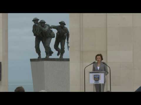 British memorial opens in France to remember D-Day fallen