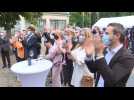 CDU supporters cheer win in last German state vote before general election