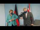 G7: Angela Merkel meets with Boris Johnson in Carbis Bay