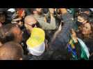 President Jair Bolsonaro takes part in motorcade rally with Sao Paulo supporters