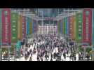 Euro 2020: fans arrive at Wembley Stadium ahead of England-Croatia clash