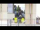 Ivory Coast's Laurent Gbagbo arrives in Ivory Coast