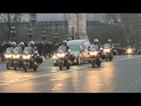 Tribute in Paris forthe French soldier killed in Mali