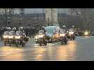 Tribute in Paris forthe French soldier killed in Mali