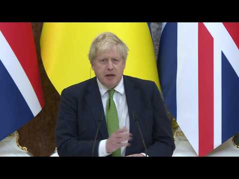 UK PM Johnson says Russian forces 'clear and present danger' to Ukraine