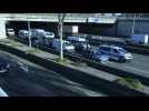 Anti-Covid rules convoy forces police to block Paris ring road