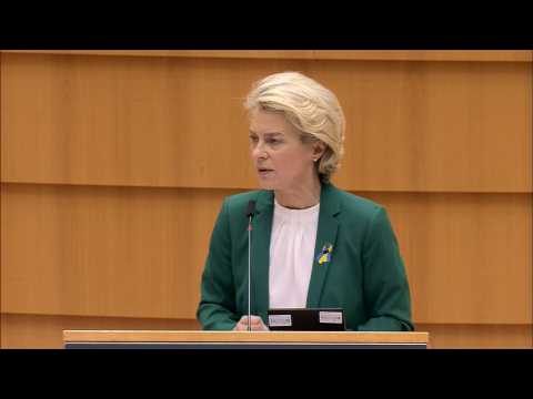 Europe's fate 'in the balance' in Ukraine war: von der Leyen
