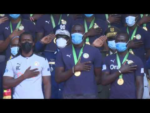 Football/AFCON: Ceremony at presidential palace for Senegal national football team