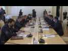 Russia's Foreign Minister Sergei Lavrov hosts Turkmenistan counterpart Rasit Meredow