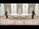 Vladimir Putin meets with President of Azerbaijan Ilham Aliyev in Moscow