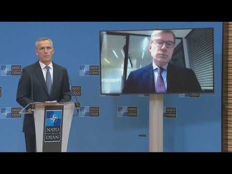 NATO chief pays respect to Ukrainian forces for standing up to Russia