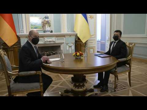 Germany's Scholz meets with Ukraine's Zelensky for Russia crisis talks
