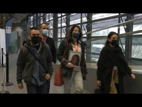 Parents of murdered French schoolgirl, lawyers arrive on 5th day of trial