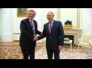 Russian President Putin meets with his Argentinian counterpart Fernandez