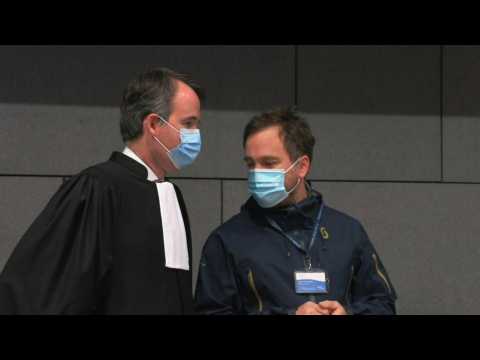 Lawyers and parents of murdered French schoolgirl arrive in court for closing arguments