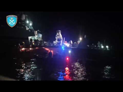 Rescue operation after fire breaks out on cruise ship in Ionian Sea