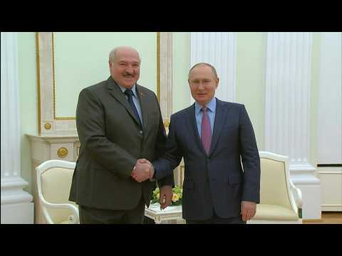 Russian President Putin meets with his Belarusian counterpart Lukashenko
