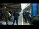 Train carrying Ukrainians fleeing Kyiv arrives in Poland