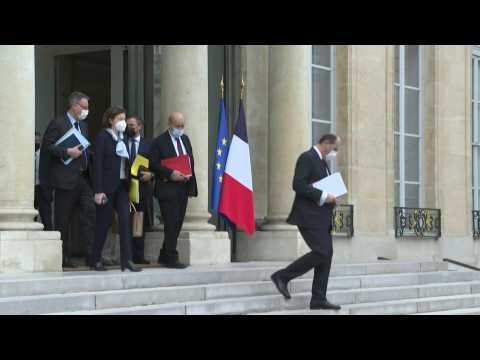 French defence council wraps up meeting on Russia-Ukraine conflict