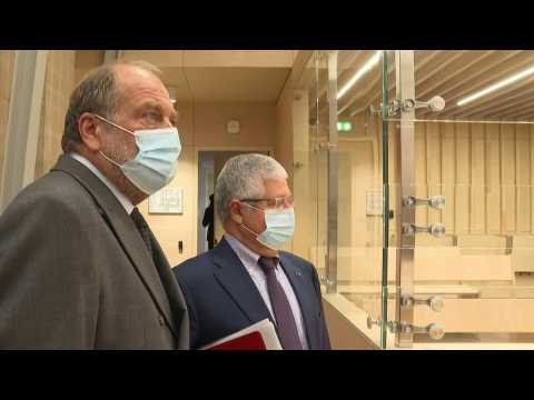 13 November: French minister visits courtroom where Paris attacks trial will be held