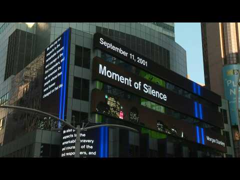 Times Square holds moment of silence to remember 9/11 dead