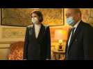 Belarus opposition leader meets with French Foreign Minister