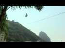 Rio: people visit Sugarloaf Mountain with new mandatory health pass