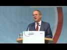 CDU candidate Armin Laschet in Germany's general election holds rally in Bremen