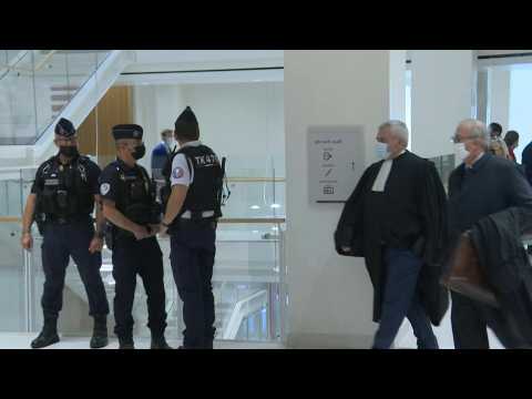 Sarkozy's lawyer arrives in court for verdict in campaign overspending charges