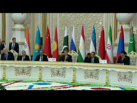 The Shanghai Cooperation Organization summit opens in Dushanbe