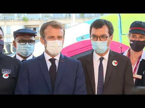 Macron attends ceremony to mark 40 years of France's high-speed TGV