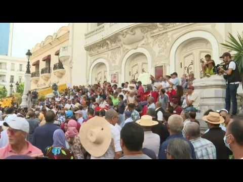 Tunisians protest against President Saied in Tunis