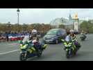 Funeral procession in Paris for French soldier killed in Mali