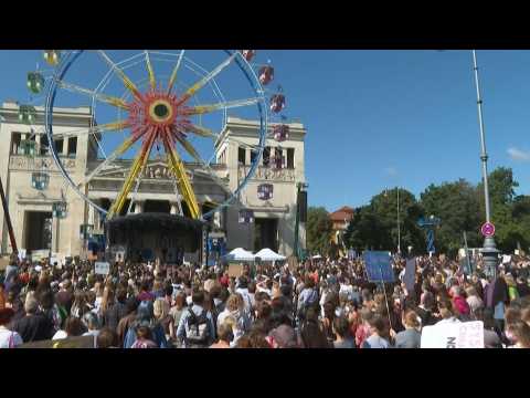 Climate activists hold Fridays for Future protest in Munich