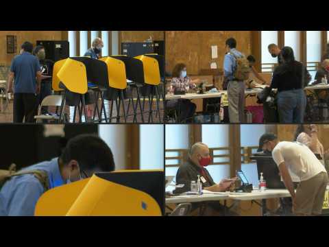Polls open as California holds rare governor recall election