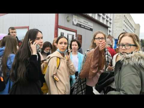 Students evacuated after gunman kills six on Russian campus