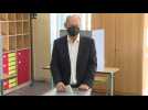 Olaf Scholz votes in Potsdam for German federal election