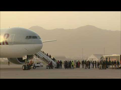 Passengers board second flight out of Kabul since US exit