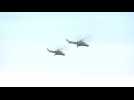 Polish military training session as part of British defence secretary visit