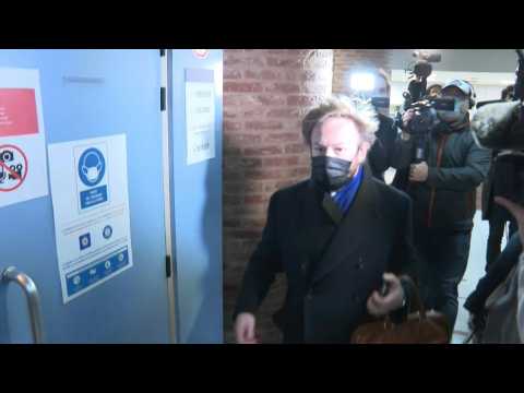 Benzema's lawyers arrive in court for verdict of sex tape affair