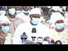 President Barrow votes in The Gambia presidential election